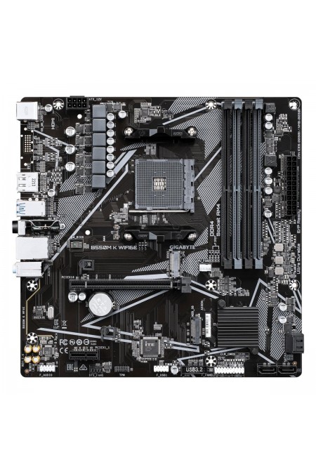 Материнская плата GIGABYTE B550M K WIFI6E 1