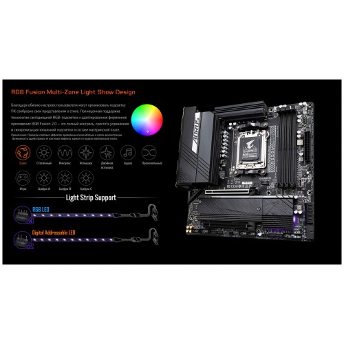 Материнская плата GIGABYTE B650M AORUS ELITE AX 7