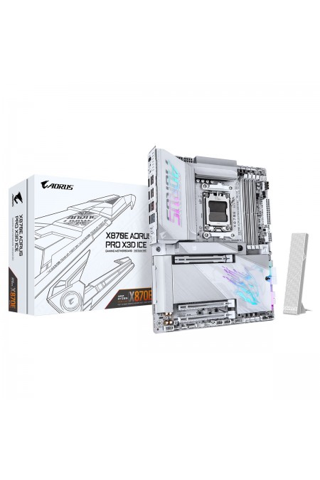 Материнская плата GIGABYTE X870E AORUS PRO X3D ICE 