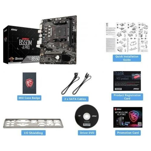 Материнская плата MSI B550M-A PRO 1
