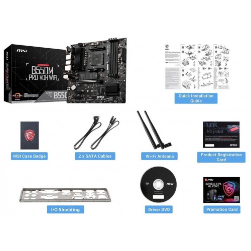 Материнская плата MSI B550M PRO-VDH WIFI 3