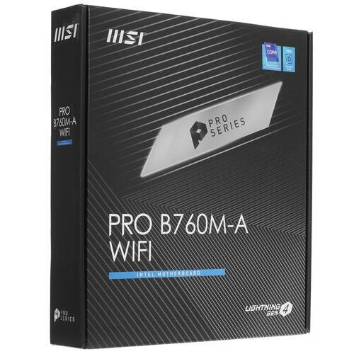 Материнская плата MSI PRO B760M-A WIFI DDR5 9
