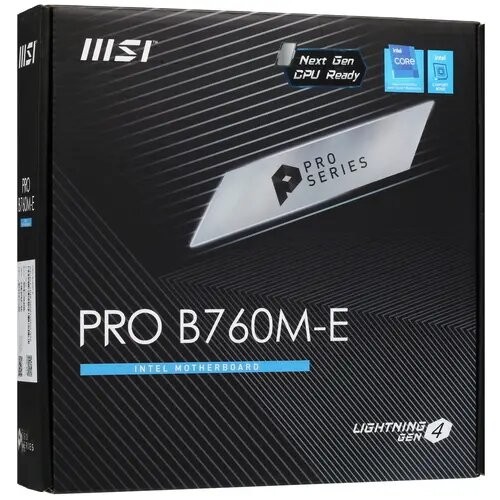 Материнская плата MSI PRO B760M-E DDR5 9