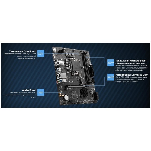 Материнская плата MSI PRO H610M-E DDR4 1