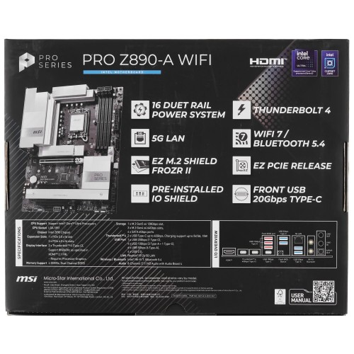 Материнская плата MSI PRO Z890-A WIFI 7