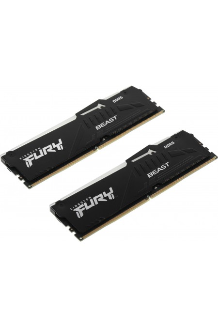 Оперативная память Kingston FURY Beast RGB (16 ГБ x 2 шт.) DDR5 5200 МГц DIMM CL40 (KF552C40BBAK2-32) 6