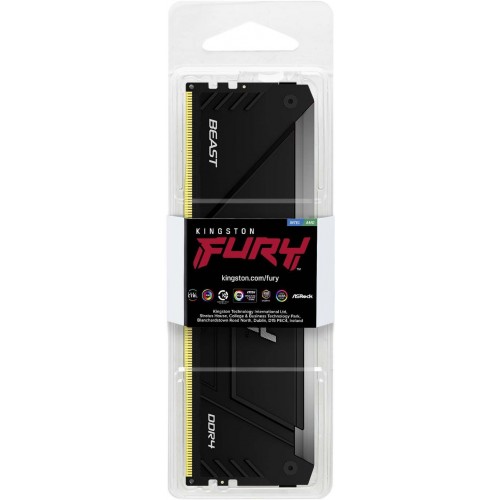 Оперативная память Kingston FURY Beast Black RGB XMP 32 ГБ DDR4 3600 МГц DIMM CL18 (KF436C18BB2A/32) 2
