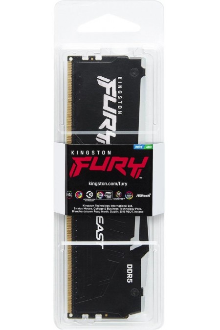 Оперативная память Kingston Fury Beast Black RGB 32 ГБ DDR5 5600 МГц DIMM CL40 (KF556C40BB2A-32) 2