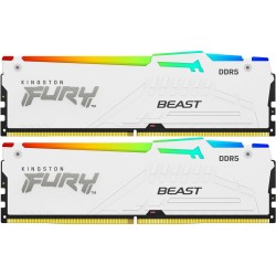 Оперативная память Kingston Fury Beast RGB 64 ГБ (32 ГБ x 2 шт.) DDR5 5200 МГц DIMM CL40 (KF552C40BWAK2-64)
