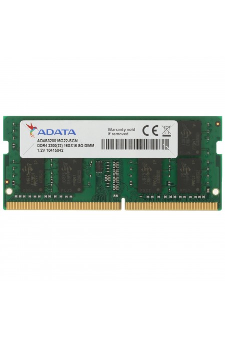 Оперативная память ADATA 16 ГБ DDR4 3200 МГц SODIMM CL22 (AD4S320016G22-SGN) 2