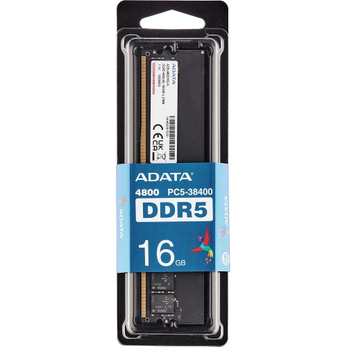 Оперативная память ADATA 16 ГБ DDR5 4800 МГц DIMM CL40 (AD5U480016G-S) 