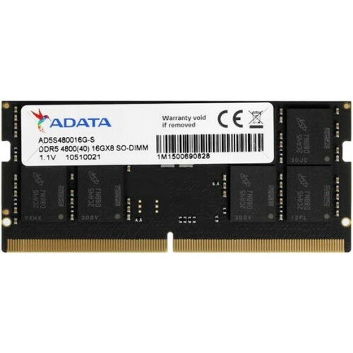 Оперативная память ADATA 16 ГБ DDR5 4800 МГц SODIMM CL40 (AD5S480016G-S) 5