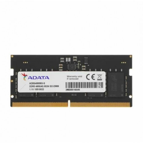 Оперативная память ADATA 8 ГБ DDR5 4800 МГц SODIMM CL40 (AD5S48008G-S) 1