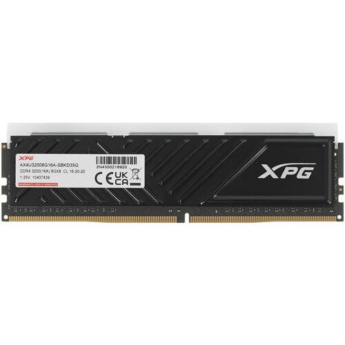 Оперативная память ADATA 8GB DDR4 3200 U-DIMM XPG SPECTRIX D35 Gaming Memory (AX4U32008G16A-SBKD35) 7