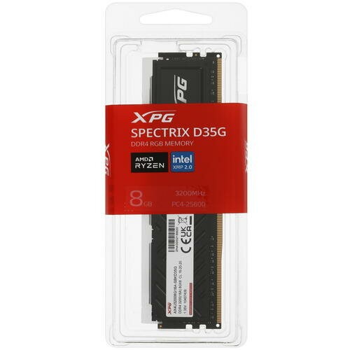 Оперативная память ADATA 8GB DDR4 3200 U-DIMM XPG SPECTRIX D35 Gaming Memory (AX4U32008G16A-SBKD35) 9