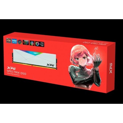 Оперативная память ADATA Gaming Memory XPG Spectrix D50 32 ГБ (16 ГБ x 2 шт.) DDR4 3200 МГц DIMM CL16 (AX4U320016G16A-DW50) 5