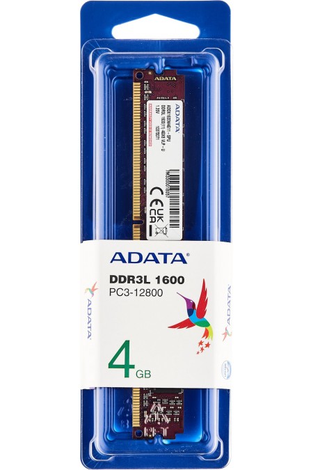 Оперативная память ADATA Premier 4 ГБ DDR3L 1600 МГц DIMM CL11 (ADDX1600W4G11-SPU) 1