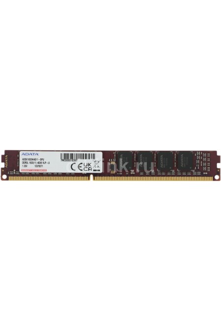 Оперативная память ADATA Premier 4 ГБ DDR3L 1600 МГц DIMM CL11 (ADDX1600W4G11-SPU) 5