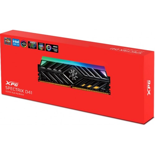 Оперативная память ADATA XPG 16 ГБ DDR4 3600 МГц DIMM CL18 (AX4U360016G18I-ST41) 3