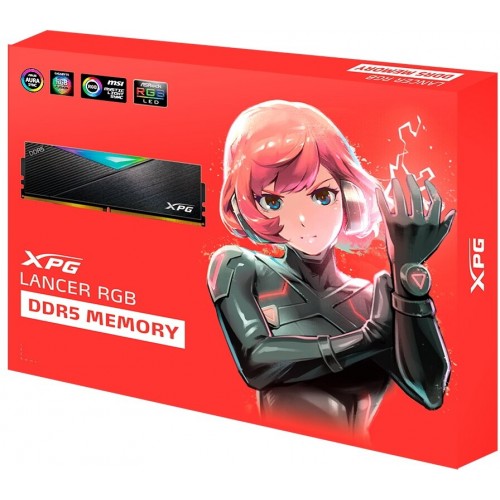 Оперативная память ADATA XPG (16 ГБ x 2 шт.) DDR5 6400 МГц DIMM CL32 (AX5U6400C3216G-DCLARBK) 3