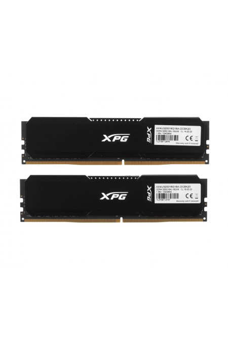 Оперативная память ADATA XPG Gammix D20 32 ГБ (16 ГБ x 2 шт.) DDR4 3200 МГц DIMM CL16 (AX4U320016G16A-DCBK20) 1