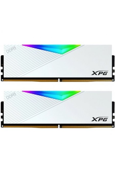Оперативная память ADATA XPG LANCER RGB 32 ГБ (16 ГБ x 2 шт.) DDR5 6000 МГц DIMM CL30 (AX5U6000C3016G-DCLARWH) 