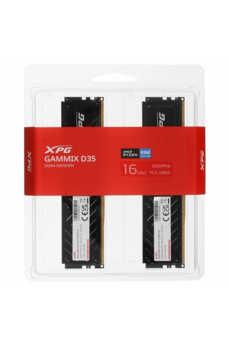 Оперативная память ADATA XPG Spectrix D35G RGB 32 ГБ (16 ГБ x 2 шт.) DDR4 3600 МГц DIMM CL18 (AX4U360016G18I-DTBKD35) 3