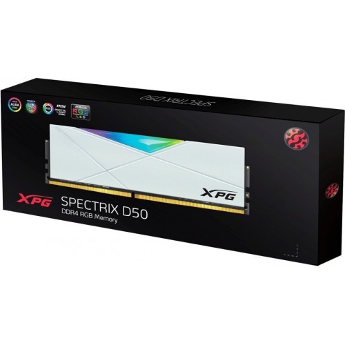 Оперативная память ADATA XPG Spectrix D50 16 ГБ (8 ГБ x 2 шт.) DDR4 3200 МГц DIMM (CL16 AX4U32008G16A-DW50) 7