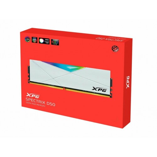 Оперативная память ADATA XPG Spectrix D50 RGB 32GB (16 ГБ x 2 шт.) DDR4 3600 МГц UDIMM CL18 (AX4U360016G18I-DW50) 9
