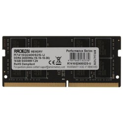 Оперативная память AMD 16 ГБ DDR4 2400 МГц SODIMM CL16 (R7416G2400S2S-U)