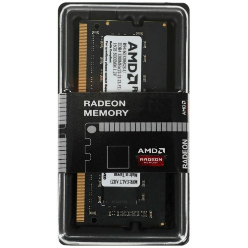 Оперативная память AMD 16 ГБ DDR4 3200 МГц SODIMM CL22 (R9416G3206S2S-U) 8
