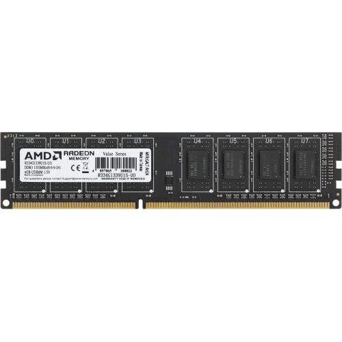 Оперативная память AMD 4 ГБ DDR3 1333 МГц DIMM CL9 (R334G1339U1S-UO) 6