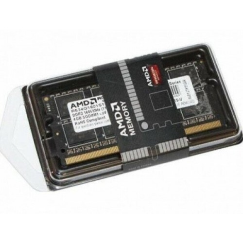 Оперативная память AMD 4 ГБ DDR3 1600 МГц SODIMM CL11 (R534G1601S1S-UO) 4