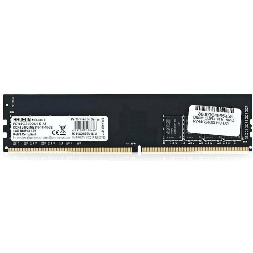 Оперативная память AMD 4 ГБ DDR4 2400 МГц SODIMM CL16 (R744G2400S1S-U) 1