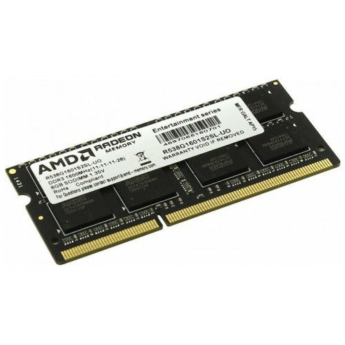 Оперативная память AMD 8 ГБ DDR3L 1600 МГц SODIMM CL11 (R538G1601S2SL-UO) 