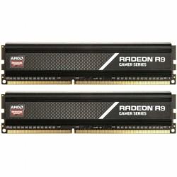 Оперативная память AMD R9 Gamers Series Black 16 ГБ (8 ГБ x 2 шт.) DDR4 3200 МГц DIMM CL16 (R9S416G3206U2K)