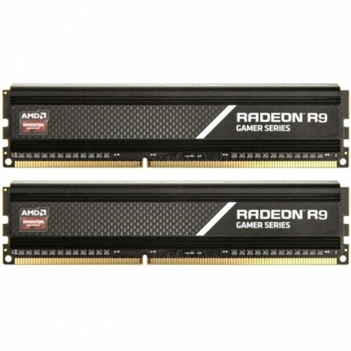 Оперативная память AMD R9 Gamers Series Black 16 ГБ (8 ГБ x 2 шт.) DDR4 3200 МГц DIMM CL16 (R9S416G3206U2K) 