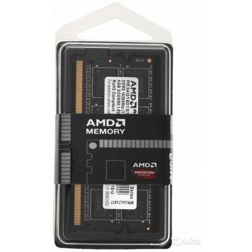 Оперативная память AMD Radeon R5 Entertainment Series 8 ГБ DDR3 1600 МГц SODIMM CL11 (R538G1601S2SL-U) 5