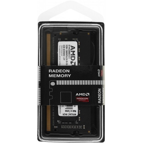 Оперативная память AMD Radeon R7 Performance 4 ГБ DDR4 2666 МГц SODIMM CL16 (R744G2606S1S-UO) 7