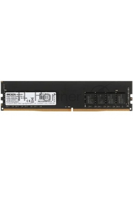 Оперативная память AMD Radeon R9 Gaming Series 16 ГБ DDR4 3200 МГц DIMM CL16 (R9416G3206U2S-UO),OEM 4