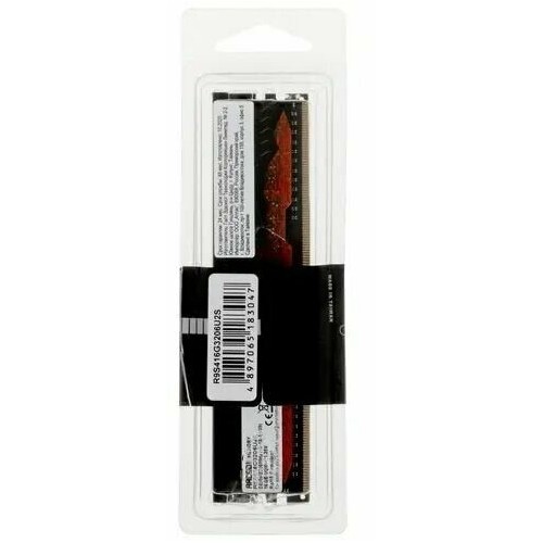 Оперативная память AMD Radeon R9 Gaming Series 16 ГБ DDR4 3200 МГц DIMM CL16 (R9S416G3206U2S) 2