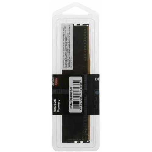Оперативная память AMD Radeon R9 Gaming Series 4 ГБ DDR4 3200 МГц DIMM CL16 (R944G3206U2S-U) 6