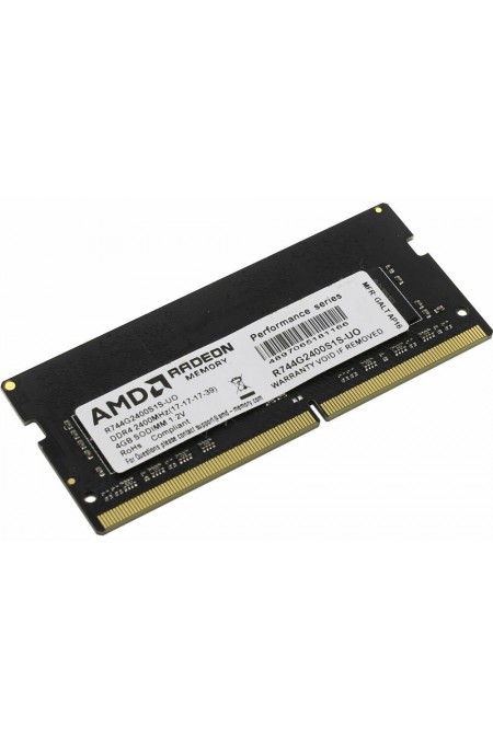 Оперативная память AMD Radeon R9 Gaming Series 4 ГБ DDR4 3200 МГц SODIMM CL16 (R944G3206S1S-U) 