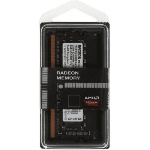 Оперативная память AMD Radeon R9 Gaming Series 8 ГБ DDR4 3200 МГц SODIMM CL22 (R948G3206S2S-U) 6