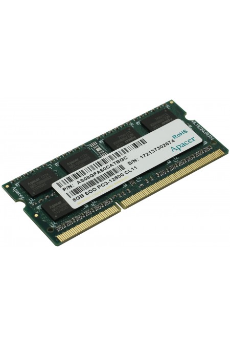 Оперативная память Apacer 8 ГБ DDR3 1600 МГц SODIMM CL11 (DS.08G2K.KAM) 1