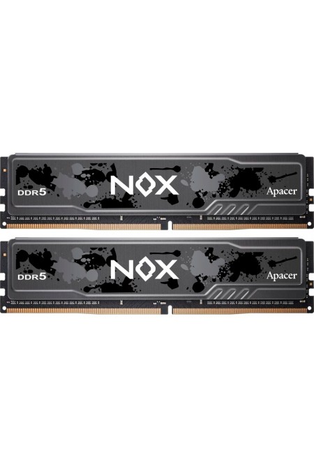 Оперативная память Apacer NOX Black 32 ГБ (16 ГБ x 2 шт.) DDR5 6000 МГц DIMM (AH5U32G60C622MBAA-2) 