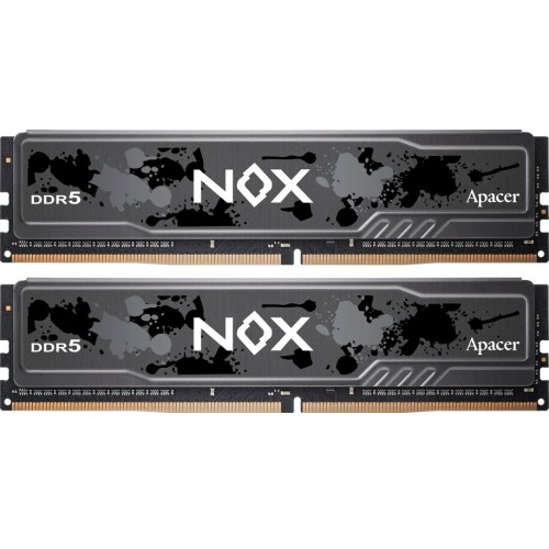 Оперативная память Apacer NOX Black 64 ГБ (32 ГБ x 2 шт.) DDR5 6000 МГц DIMM (AH5U64G60C622MBAA-2) 1