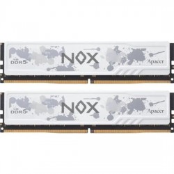 Оперативная память Apacer NOX White 32 ГБ (16 ГБ x 2 шт.) DDR5 6200 МГц DIMM (AH5U32G62C532MWAA-2)