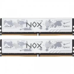 Оперативная память Apacer NOX White 32 ГБ (16 ГБ x 2 шт.) DDR5 6200 МГц DIMM (AH5U32G62C532MWAA-2)