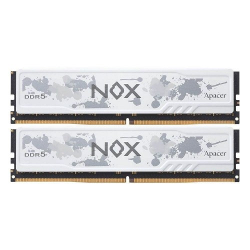 Оперативная память Apacer NOX White 32 ГБ (16 ГБ x 2 шт.) DDR5 6400 МГц DIMM CL32 (AH5U32G64C552MWAA-2) 